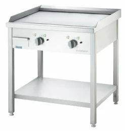 STALGAST Elektro-Griddleplatte - glatt, 800x700x850 mm, 400 V, 8,10 kW