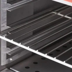 STALGAST Elektro-Herd mit 6 Kochplatten, Umluft-Backofen GN 1/1 und Unterschrank