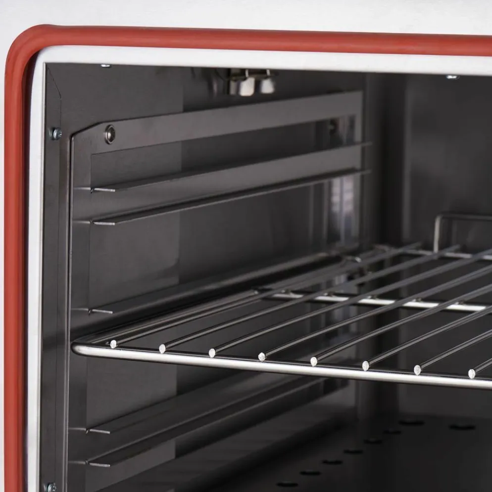 STALGAST Elektro-Herd mit 6 Kochplatten, Umluft-Backofen GN 1/1 und Unterschrank