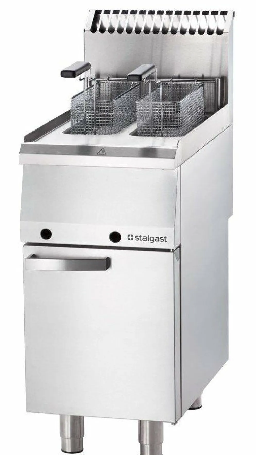 STALGAST Gas-Fritteuse SL35122SE, 400x700x850 mm, 2x 7 Liter, 12 kW