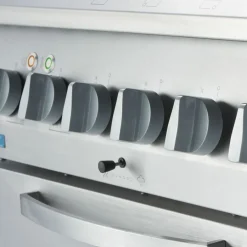 STALGAST Gasherd ECO 4-Brenner (4x3,5 kW), Elektro-Heißluftofen (600x400mm, GN 1/1)