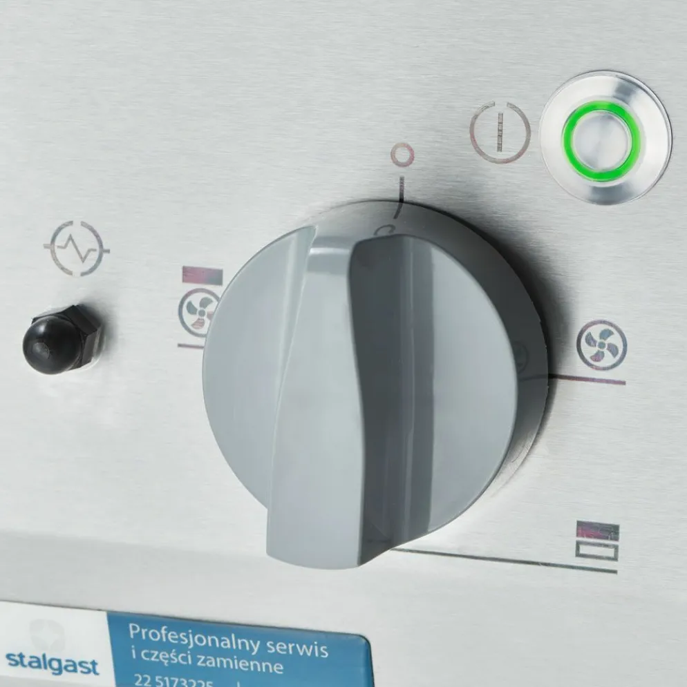 STALGAST Gasherd ECO 4-Brenner (4x3,5 kW), Elektro-Heißluftofen (600x400mm, GN 1/1)