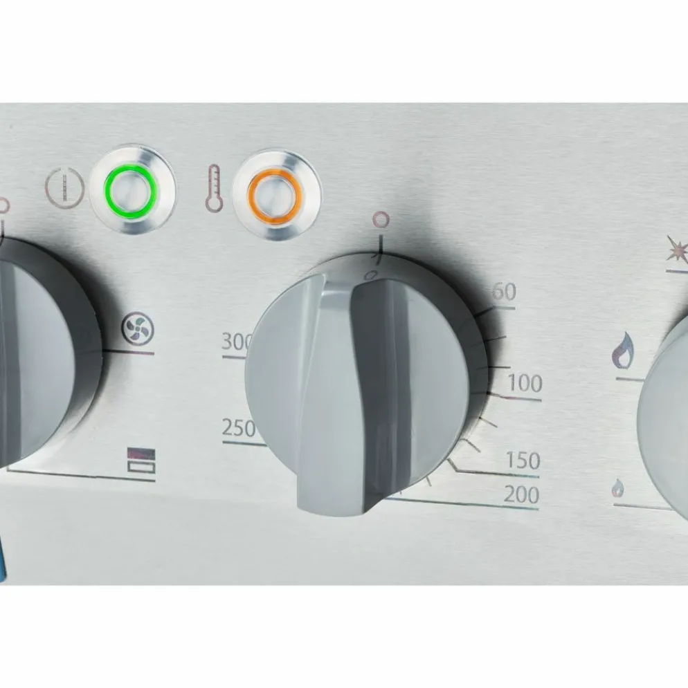 STALGAST Gasherd ECO 4-Brenner (4x3,5 kW), Elektro-Heißluftofen (600x400mm, GN 1/1)