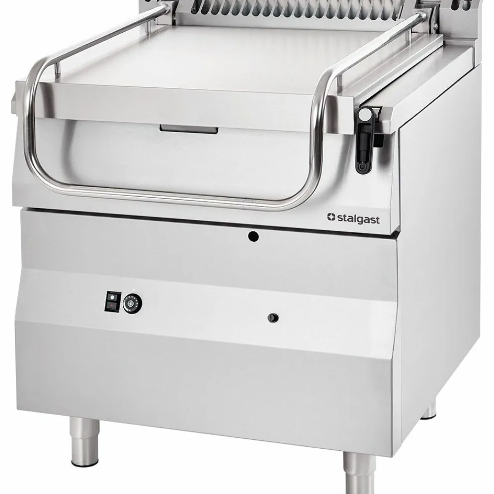 STALGAST Gas-Kippbratpfanne, 200 Koteletts/h, 800x700x850mm, 58 L