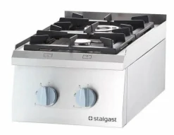 STALGAST Gas-Kochfeld mit 2 Brennern (3,5 + 5), 400mm