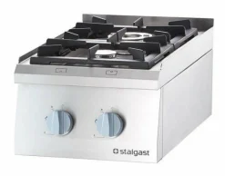 STALGAST Gas-Kochfeld mit 2 Brennern (3,5 + 7), 400mm