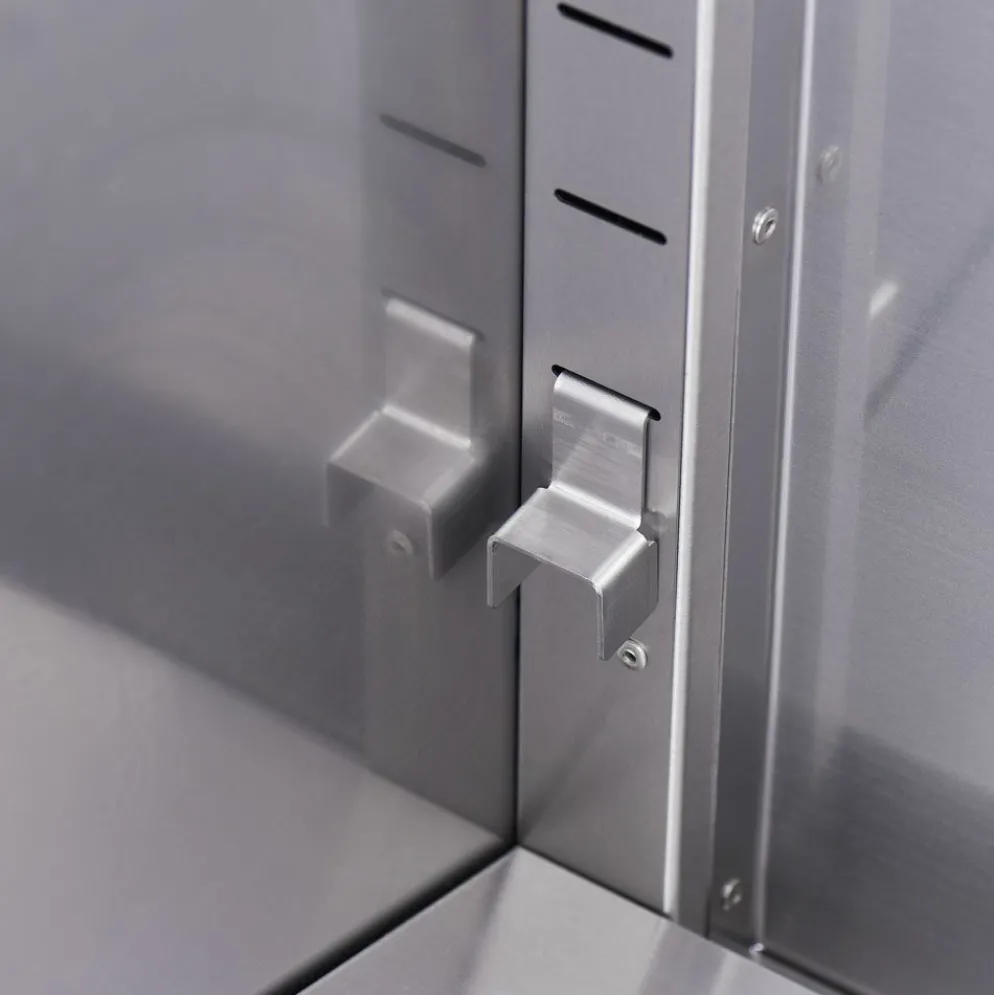 STALGAST Induktionsherd mit 2 Kochfeldern und 2-türigem Unterschrank