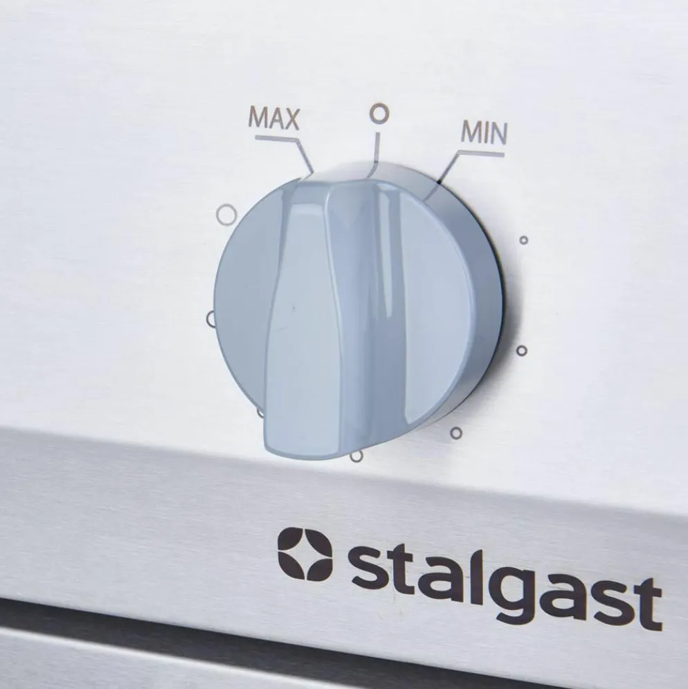 STALGAST Induktionsherd mit 2 Kochfeldern und 2-türigem Unterschrank