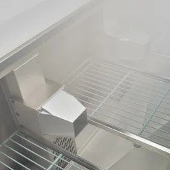 STALGAST Saladette mit Glasaufsatz, 3-türig für 16x GN1/4