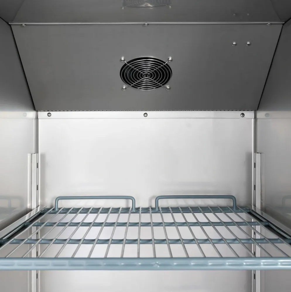 STALGAST Starline Edelstahl-Kühlschrank, GN 2/1, Breite 680mm