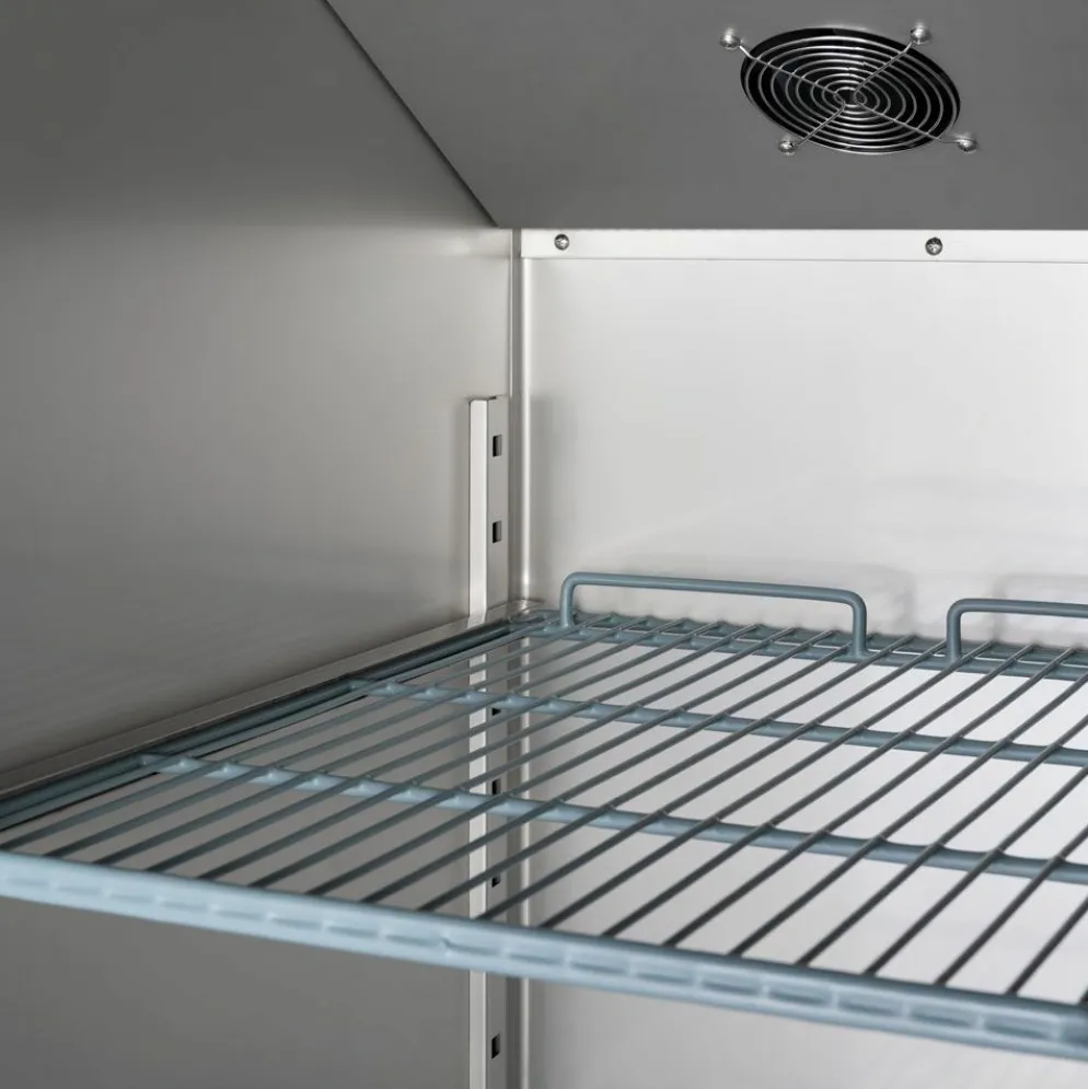 STALGAST Starline Edelstahl-Kühlschrank, GN 2/1, Breite 680mm