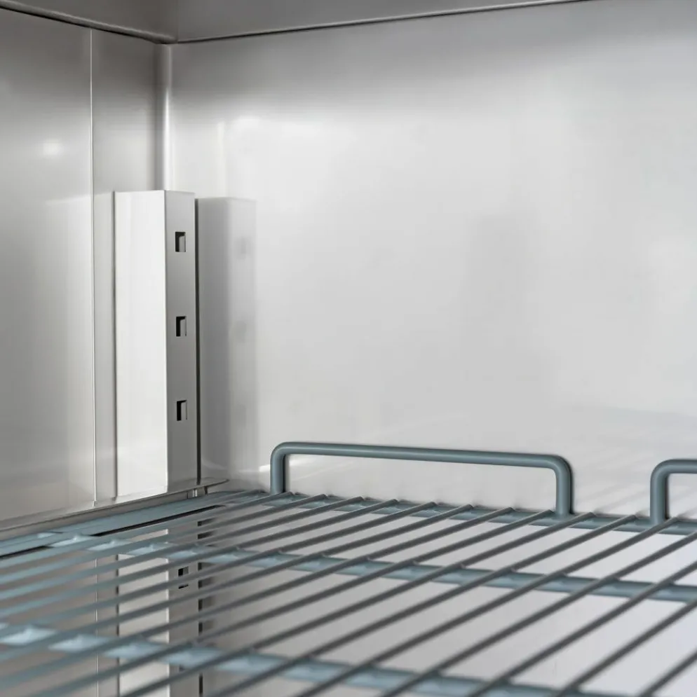 STALGAST Starline Edelstahl-Tiefkühlschrank, GN 2/1, Breite 740mm