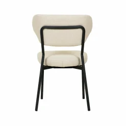 Stapelstuhl Davi mit Bezug Beige, stapelbar