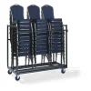 Stapelstuhl-Transportwagen für bis zu 30 Stapelstühle, 151x76x120cm
