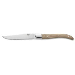 Steakmesser Set CARLOS, mit Pakkaholzgriff, 23 cm, Set á 6 Stück, Klingenstahl 420, Holz