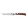 Steakmesser Set CARLOS, mit rotem Pakkaholzgriff, 24 cm, Set á 6 Stück, Klingenstahl 420, Holz