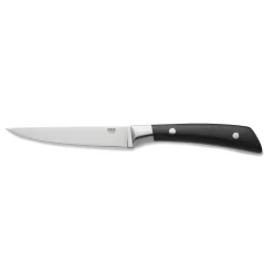 Steakmesser Set CARLOS, mit schwarzem Pakkaholzgriff, 24 cm, Set á 6 Stück, Klingenstahl 420, Holz
