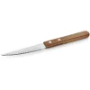 Steakmesser Set, mit Kiefernholzgriff, 21 cm, Set á 12 Stück, Holz, Edelstahl