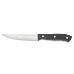 Steakmesser Set, mit POM Kunststoffgriff, 23 cm, Set á 6 Stück, Polyoxymethylen, Chromstahl 13/0