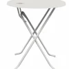 Stehtisch Buffettisch rund klappbar weiss, Ø-85cm