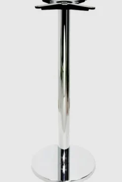 Stehtischgestell verchromt, flache Ausführung, Fuß: ø 42 cm, Höhe: 108 cm