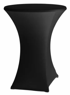 Stehtischhusse schwarz für Stehtische mit Ø70 cm Platte