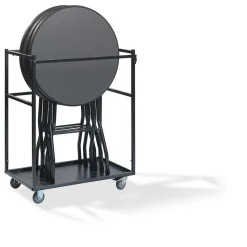 Stehtisch Transportwagen klein, Hammerschlag, 95x63x120cm