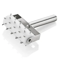 Stipproller, mit 0,5 cm langen Stippen, 20,5 x 14 cm, Chromnickelstahl, Kunststoff