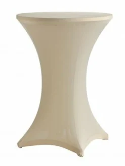 Stretchhusse für Stehtische ø 70-80 cm, beige