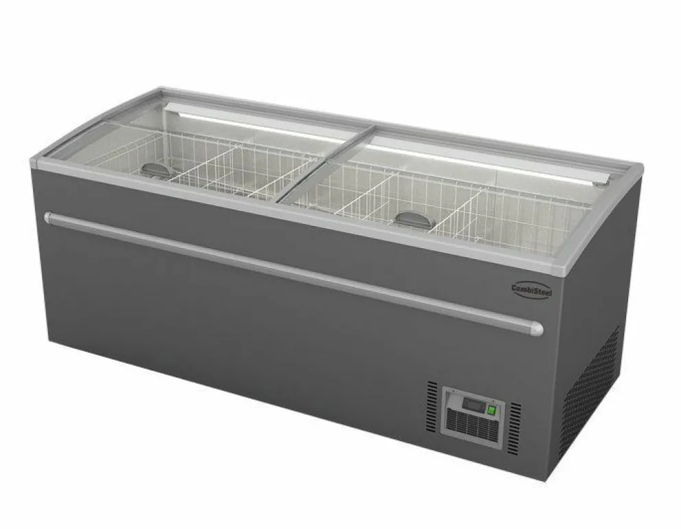 SUPERMARKT Tiefkühltruhe CS grau, Breite 2100 mm