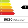 SUPERMARKT Wandtiefkühlung CS Schwarz 2 Glastüren 1454 mm