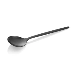 Suppenlöffel Set ALEX BLACK, mit schwarz, matter PVD Beschichtung, 18 cm, Set á 12 Stück