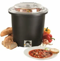 Suppentopf, 10L, schwarz