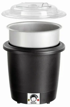 Suppentopf, 10L, schwarz