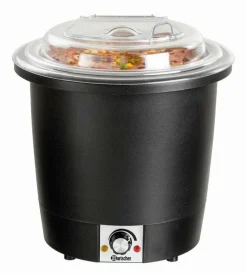 Suppentopf, 10L, schwarz