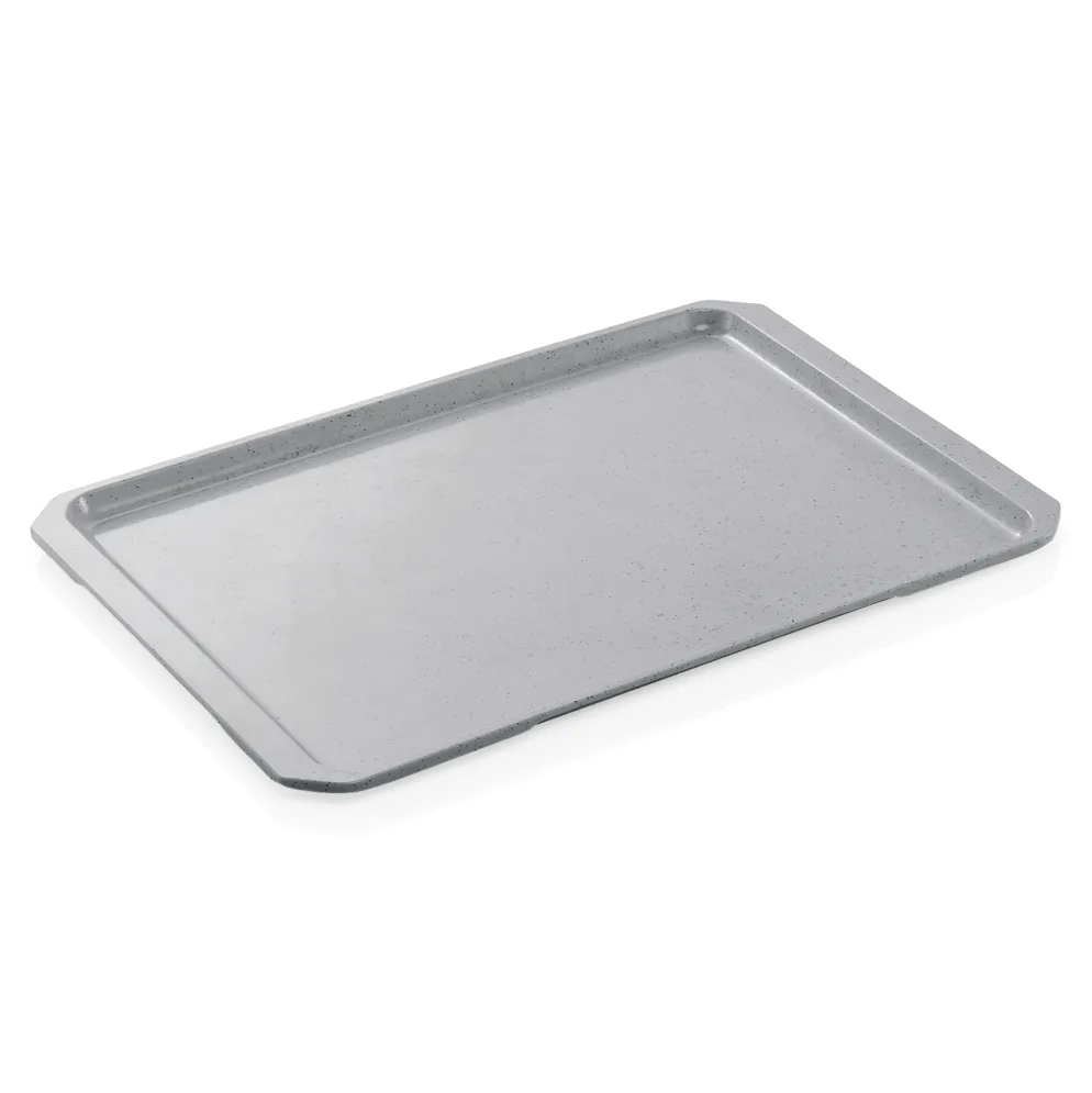 Systemtablett TRAY 96, 46 x 35,5 cm, granitgrau, Polyesterfaserstoff