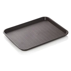 Tablett FAST FOOD GN 1/2, 32,50 x 26,5 x 2 cm, braun, Polypropylen