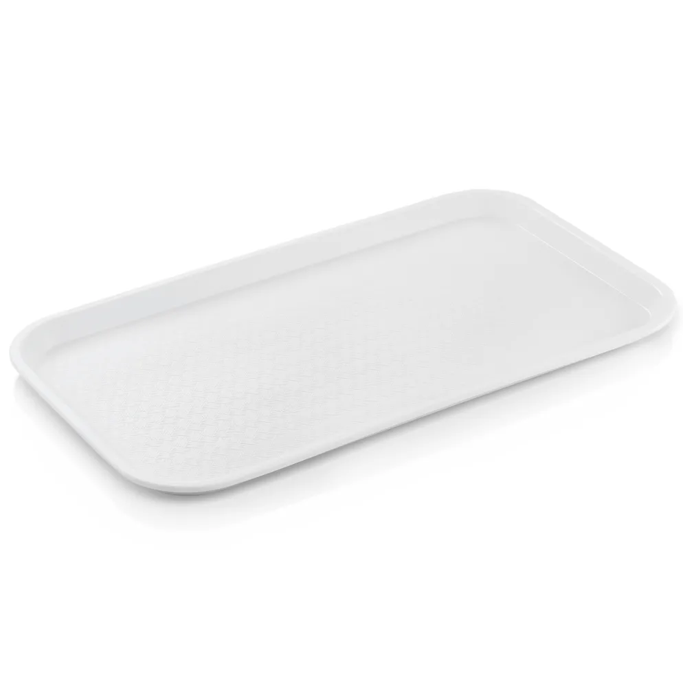 Tablett FAST FOOD GN 1/1, 53 x 32,5 x 2 cm, weiß, Polypropylen