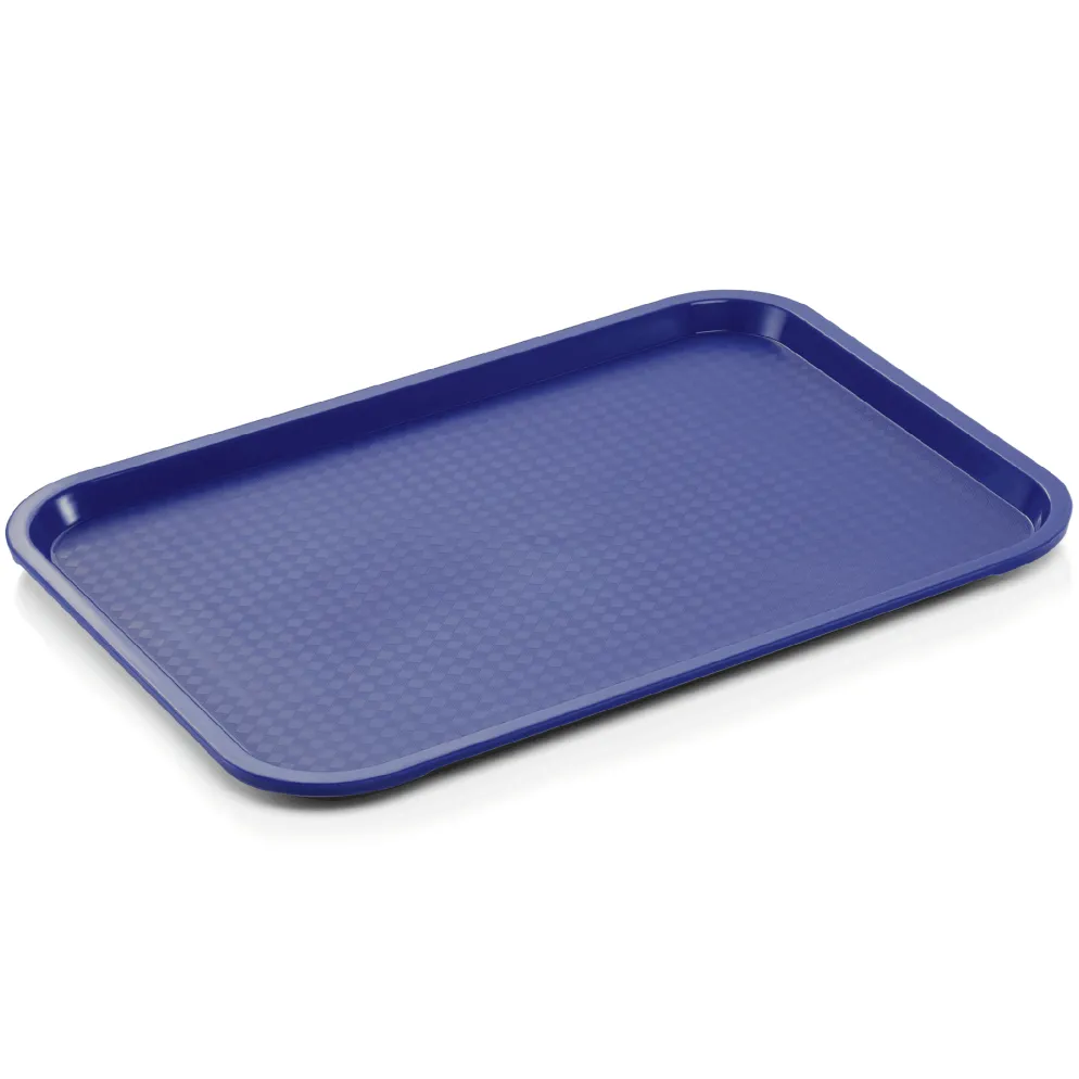 Tablett FAST FOOD, 35 x 27 x 2 cm, blau, Polypropylen