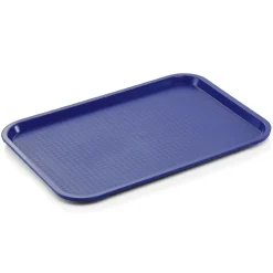Tablett FAST FOOD, 41,5 x 31 x 2 cm, blau, Polypropylen