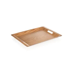Tablett GRIP & SERVE, 45,5 x 34,5 cm, mit Griffen, rutschfest, Polyurethan, melaminverstärktes Papier