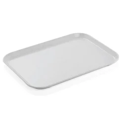 Tablett Tray 97, 45,5 x 35,5 cm, hellgrau mit kleinen Punkten, Polyester