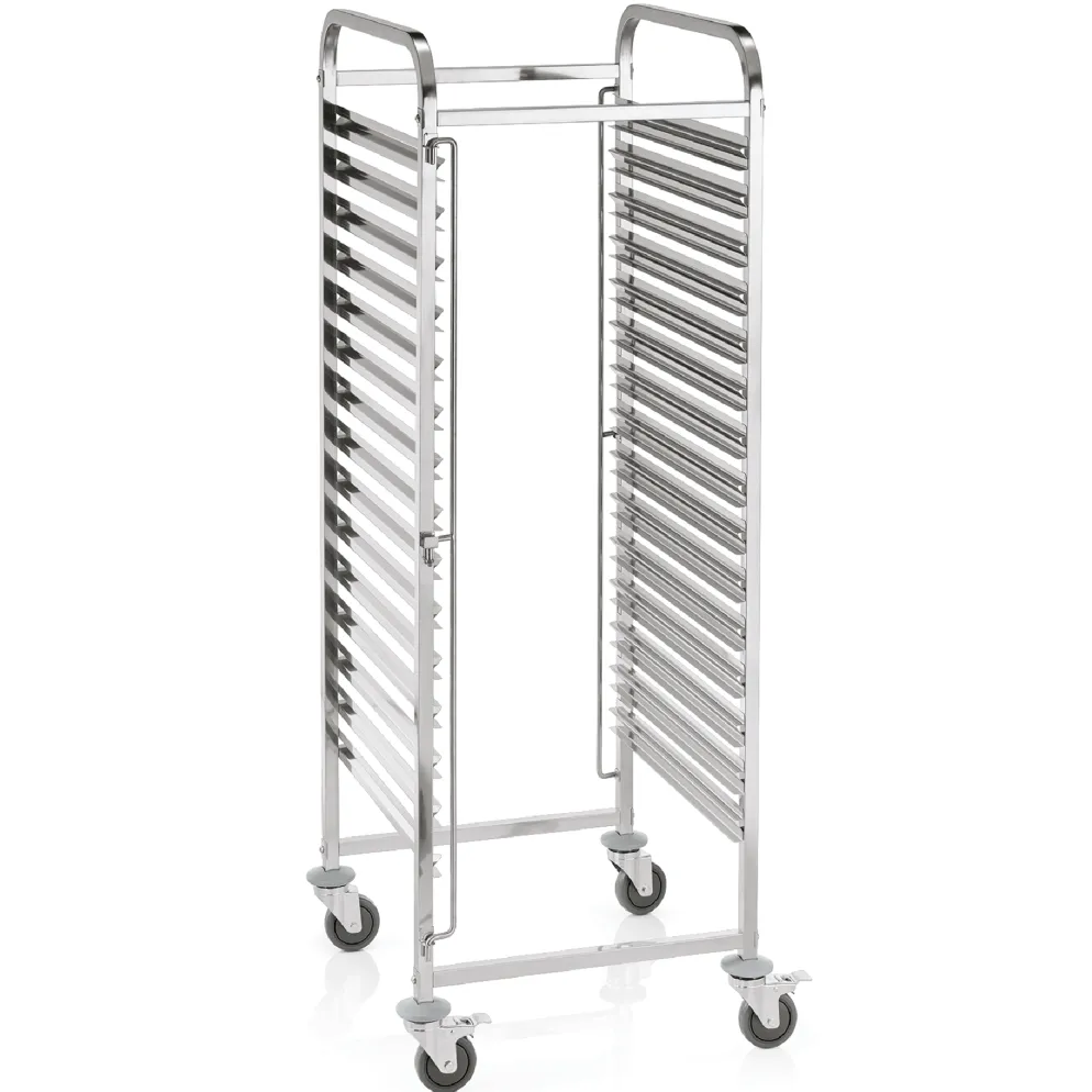 Tablettwagen Regalwagen CANTINA GN 2/1 für 15 Behälter oder 30 Tabletts