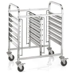 Tablettwagen Regalwagen CANTINA GN 1/1 für 12 Behälter oder 24 Tabletts