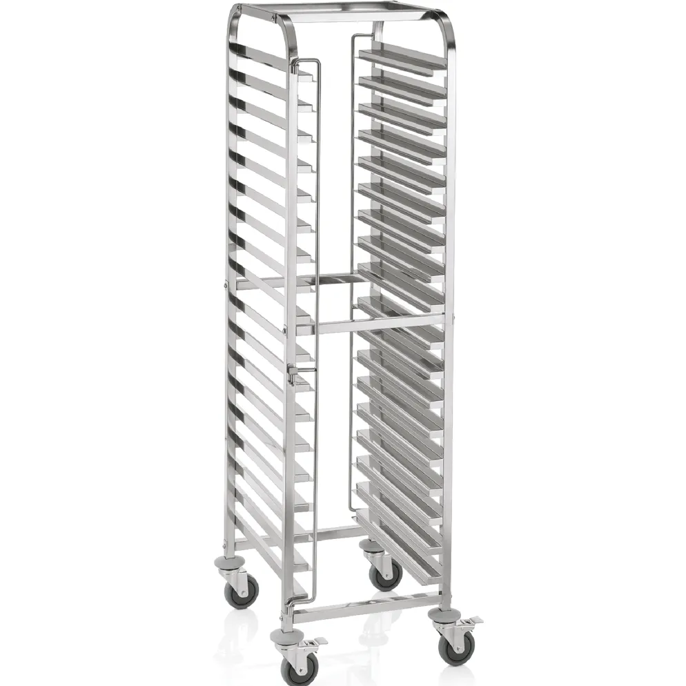 Tablettwagen Regalwagen CANTINA für 18 Backbleche 60 x 40 cm