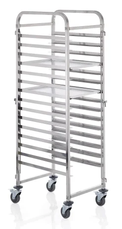 Tablettwagen Regalwagen CANTINA für 15 Backbleche 60 x 40 cm