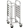 Tablettwagen Regalwagen CANTINA GN 1/1 für 6 Behälter oder 12 Tabletts