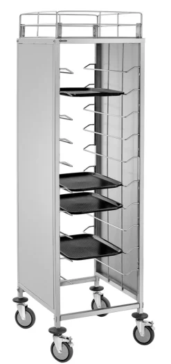 Tablettwagen Regalwagen 10GN1/1, 10 Einschübe für GN Behälter