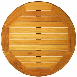 Teakholz Tischplatte PT, rund ø-70 cm