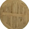 Teakholz Tischplatte rund, ø-80 cm